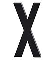 Design Letters Alu Letter - X - Black Design Letters Alu Letter - X - Black
