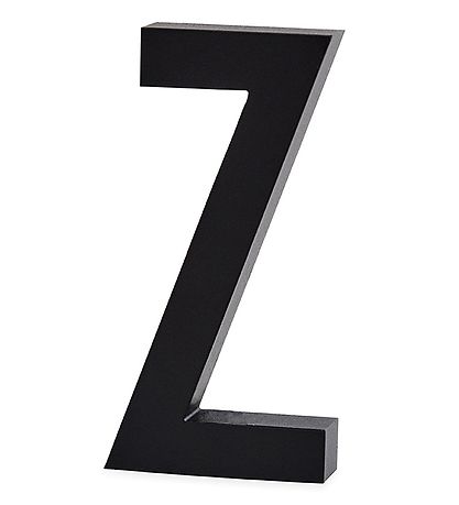 Design Letters Alu Letter - Z - Black Design Letters Alu Letter - Z - Black