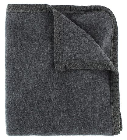 Joha Blanket - 85x58 - Wool - Charcoal Joha Blanket - 85x58 - Wool - Charcoal