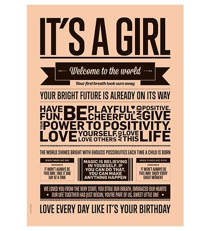 I Love My Type Poster - A3 - Love Typography - It's A Girl I Love My Type Poster - A3 - Love Typography - It's A Girl