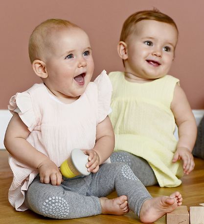 GoBabyGo Non-Slip Leggings - Dark Grey Melange