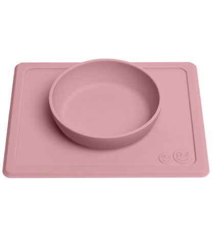 EzPz Happy Mini Bowl - Silicone - Dusty Rose EzPz Happy Mini Bowl - Silicone - Dusty Rose