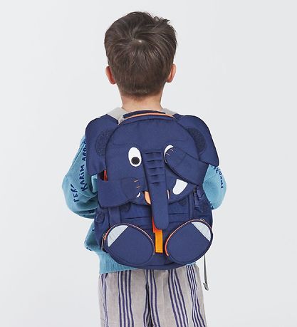 Affenzahn Ryggsekk - Stor - Elias Elephant - Navy Affenzahn Ryggsekk - Stor - Elias Elephant - Navy